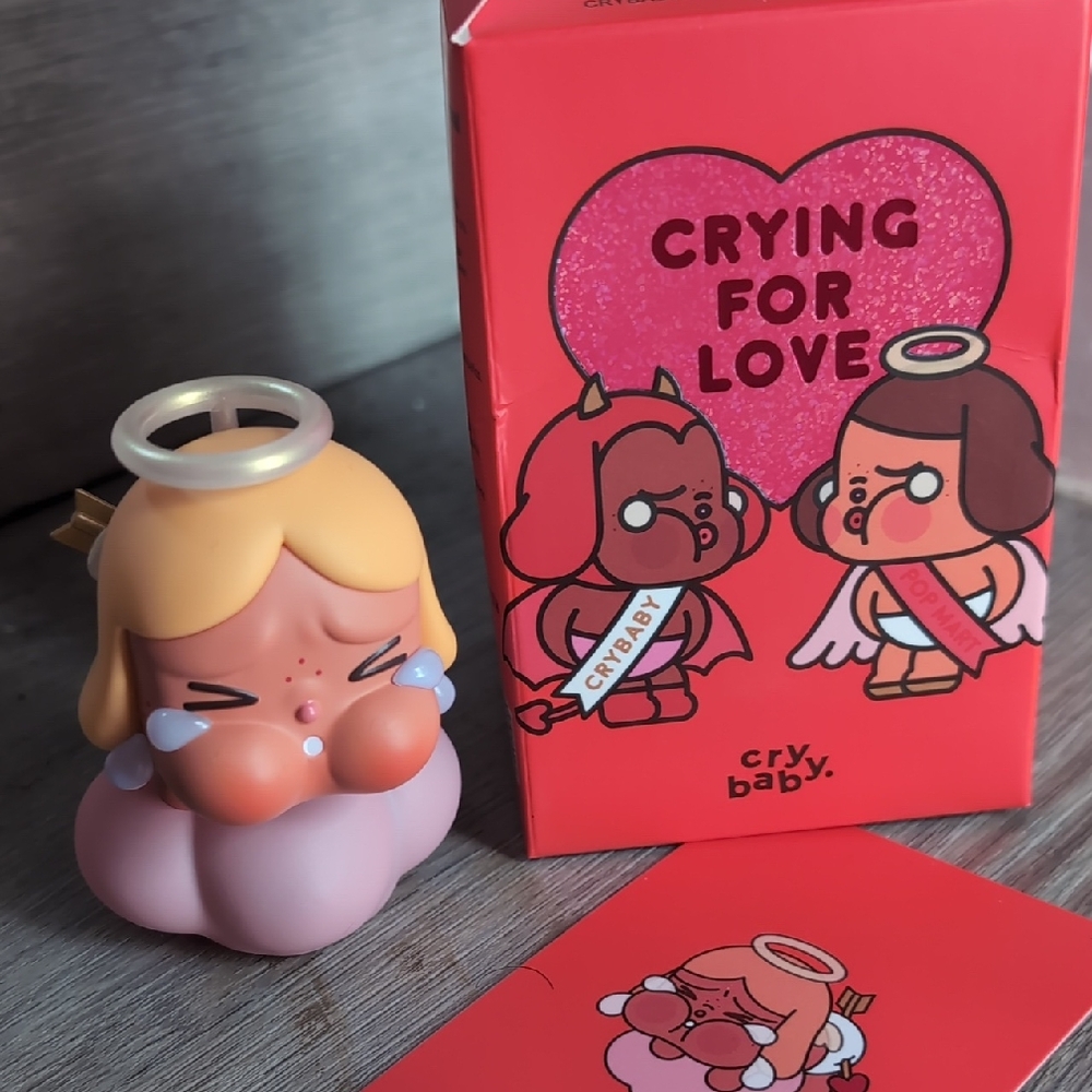 😇New 'Crybaby' Crying For Love Designer Figure -"Stupid Cupid 💘"